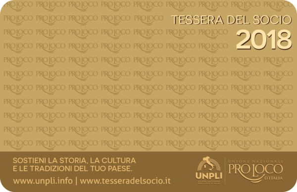 La tessera del Socio Pro Loco