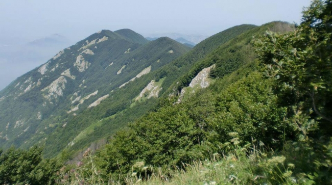 Lungo l&#039;alta via del PARTENIO