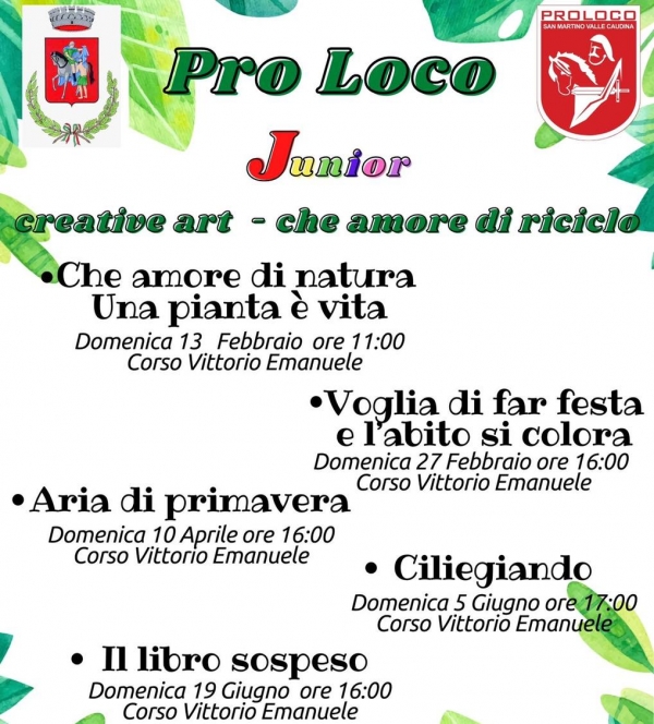 Pro loco Junior, creative art- che amore di riciclo