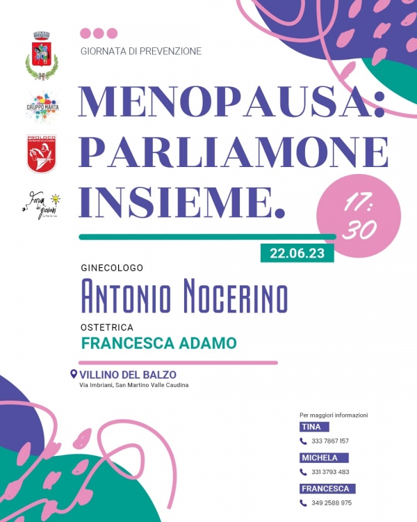 Menopausa: Parliamone insieme